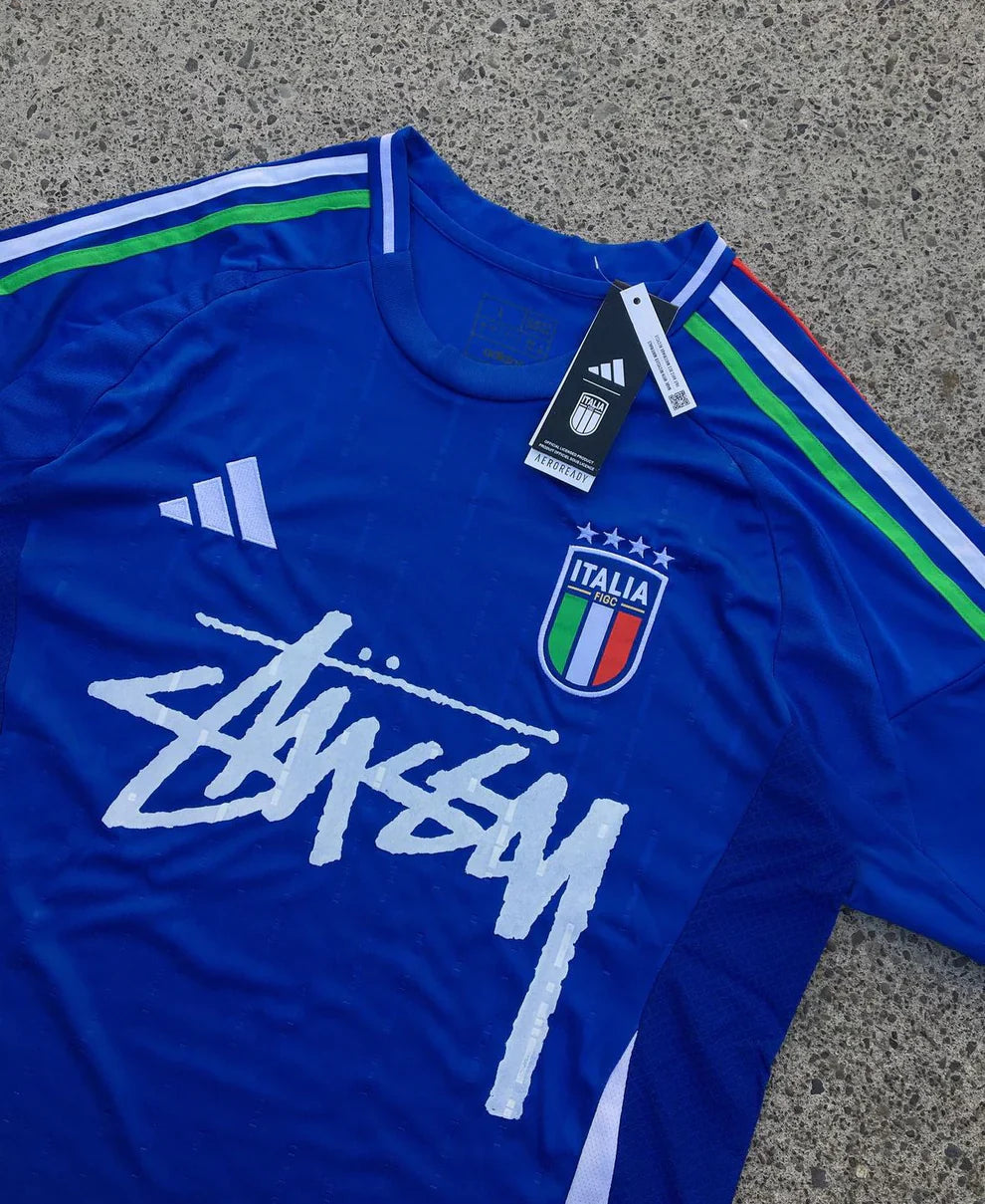 STÜSSY X “ITALY” JERSEY - BLUE