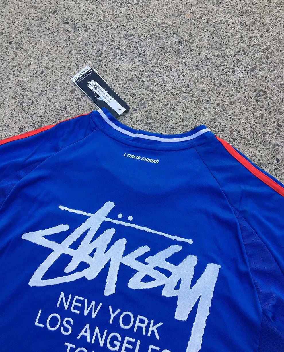 STÜSSY X “ITALY” JERSEY - BLUE