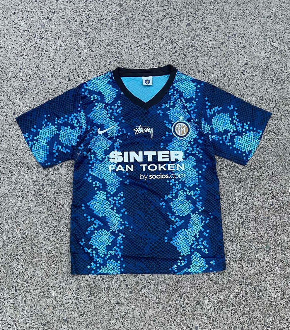 STÜSSY X “INTER” JERSEY - BLUE (Special Edition)
