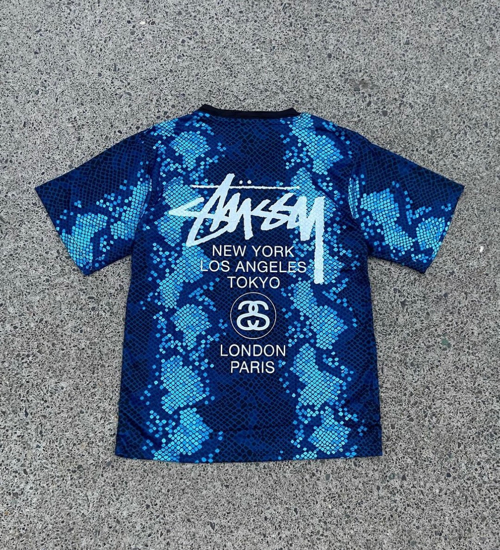 STÜSSY X “INTER” JERSEY - BLUE (Special Edition)