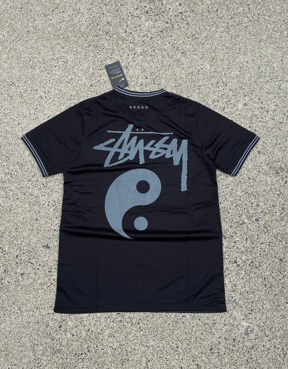 STÜSSY X “BRAZIL” JERSEY - FULL BLACK