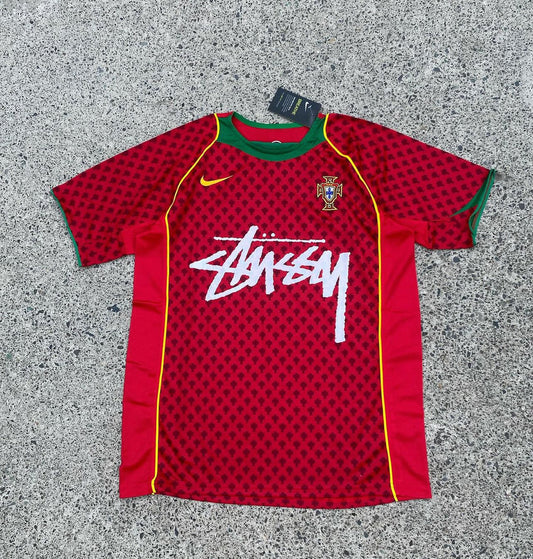 STÜSSY X “PORTUGAL” JERSEY - RED (Special Edition)