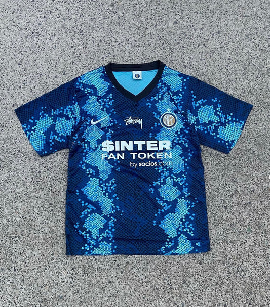 STÜSSY X “INTER” JERSEY - BLUE (Special Edition)