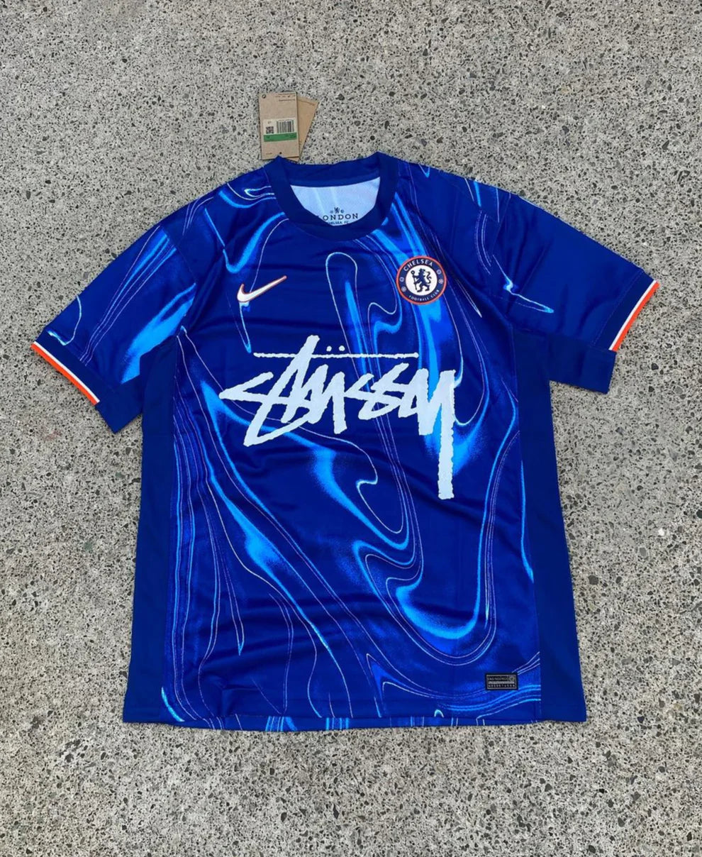 STÜSSY X “CHELSEA” JERSEY - BLUE (2024/25 Edition)